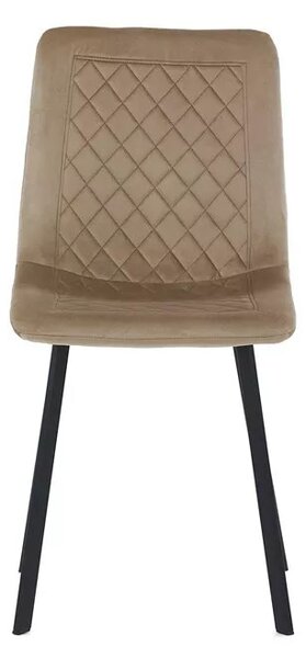 Scaun de dining din catifea bej închis, DCL-973 CAP4