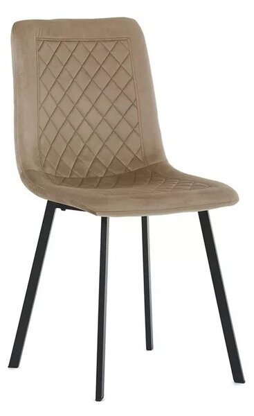 Scaun de dining din catifea bej închis, DCL-973 CAP4