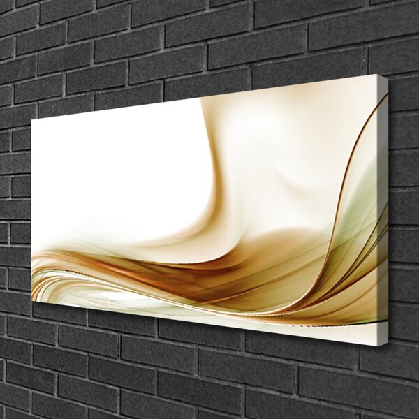 Tablou pe panza canvas Abstract Art Verde Gri Alb