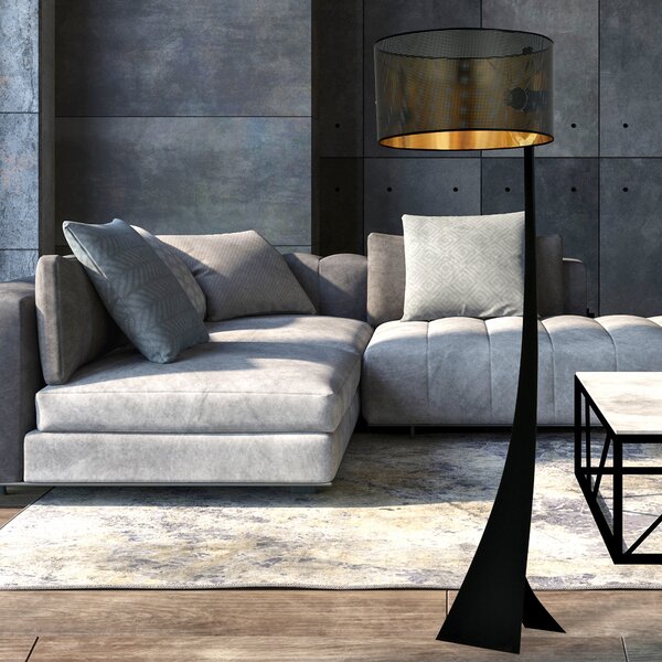 Emibig Estrella lampă de podea 1x15 W negru-auriu 1156/LP1