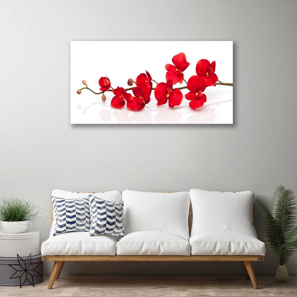 Tablou pe panza canvas Flori Floral Roșu