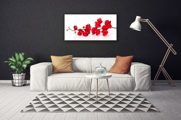 Tablou pe panza canvas Flori Floral Roșu