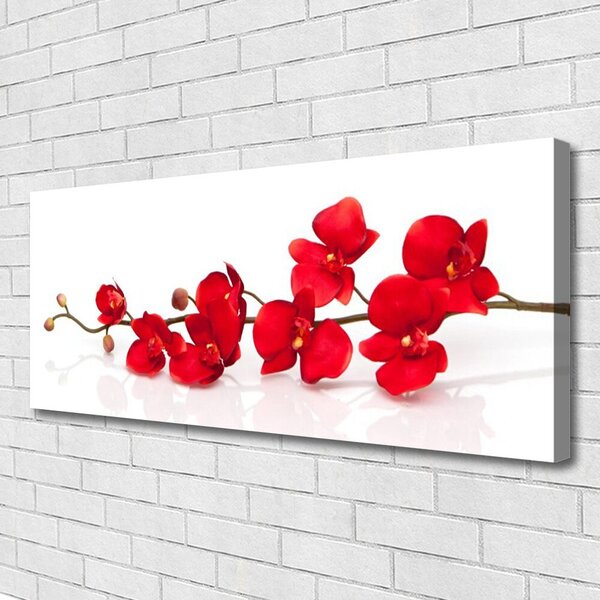 Tablou pe panza canvas Flori Floral Roșu