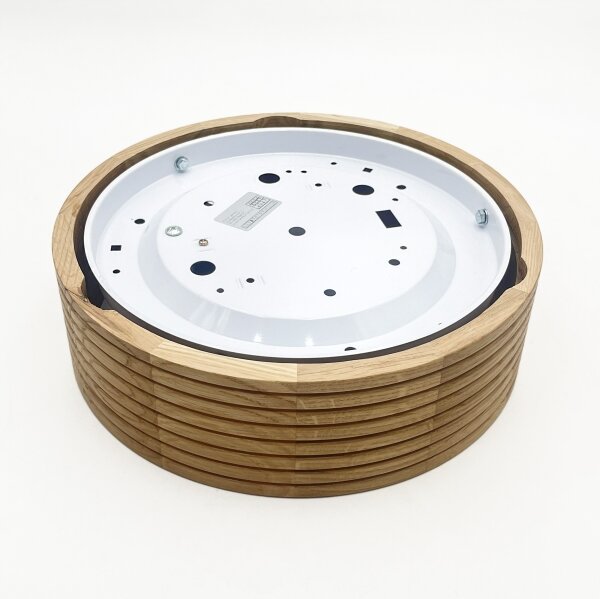 Brilagi - Plafonieră LED CARVALHO MODERN 1xE27/60W/230V, diametru 27,5 cm, finisaj stejar