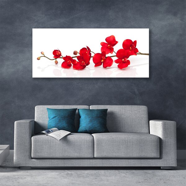 Tablou pe panza canvas Flori Floral Roșu