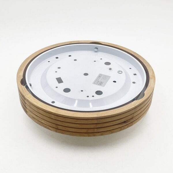 Brilagi - Lampă LED de tavan CARVALHO MODERN SLIM 1xE27/60W/230V diametru 27,5 cm stejar