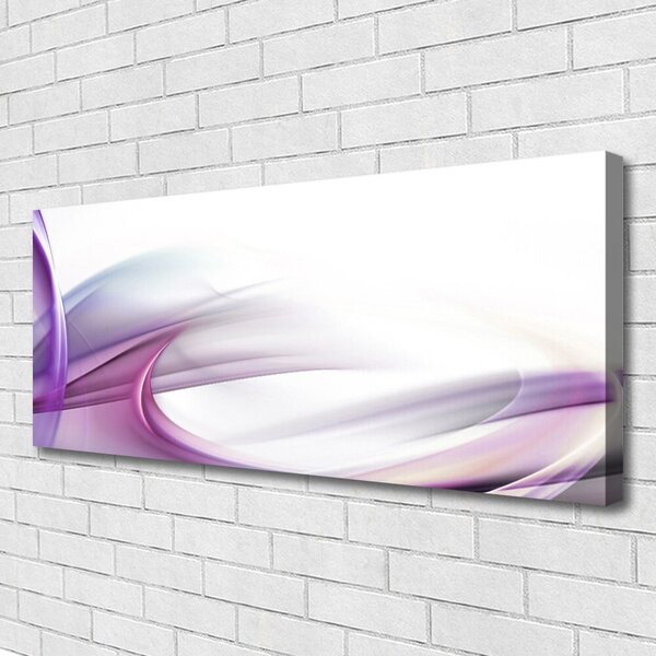 Tablou pe panza canvas Abstract Art Roz Alb