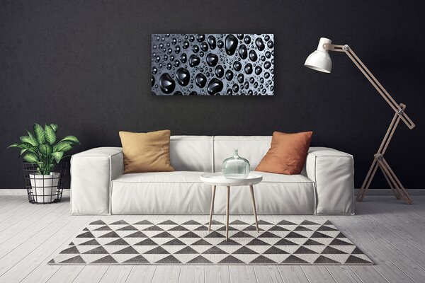Tablou pe panza canvas Abstract Art Negru Gri
