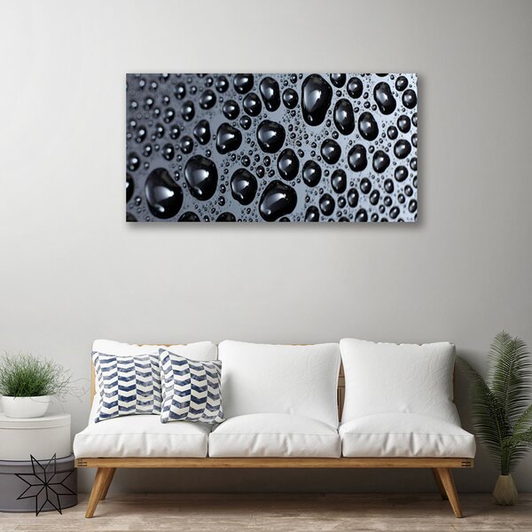 Tablou pe panza canvas Abstract Art Negru Gri