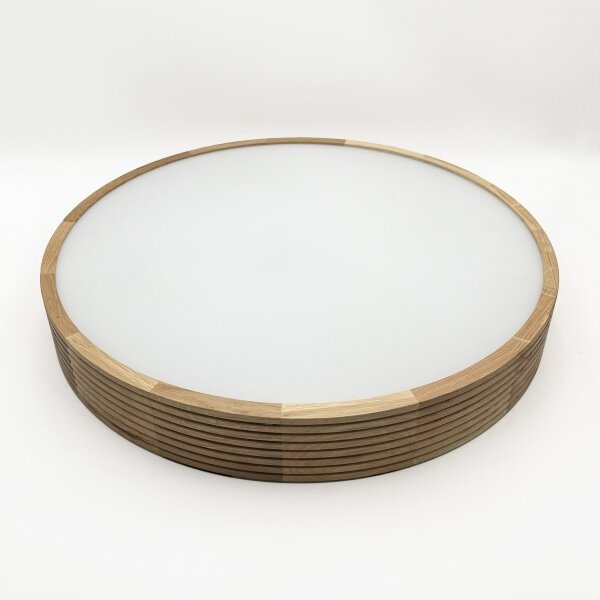 Brilagi - Plafonieră LED CARVALHO MODERN 4xE27/60W/230V stejar diam. 57,5 cm