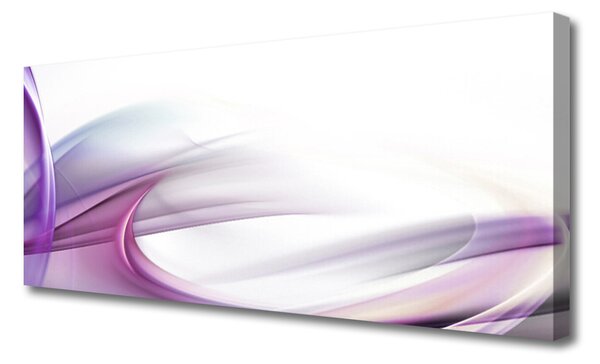Tablou pe panza canvas Abstract Art Roz Alb
