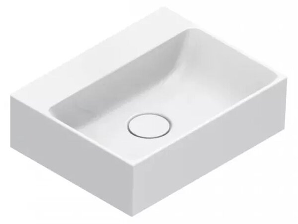 Catalano Verso lavoar 40x32 cm dreptunghiular clasică alb luciu 0220420001
