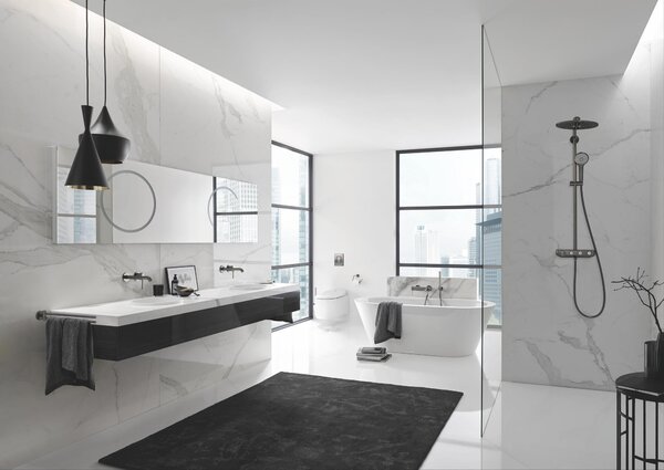 Grohe Essence baterie cadă-duș perete Brushed Hard Graphite 33624AL1