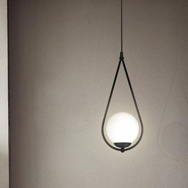 Kaja Neve Black lampă suspendată 1x40 W negru K-4770