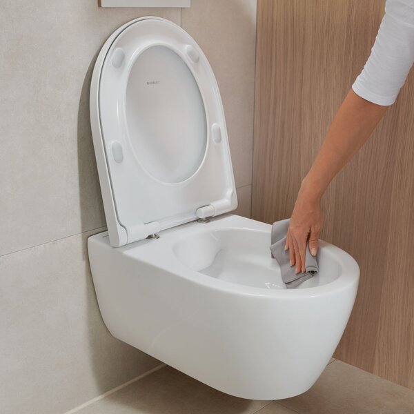 Geberit iCon set vas și capac agăţat fără margine alb lucios 501.664.00.1