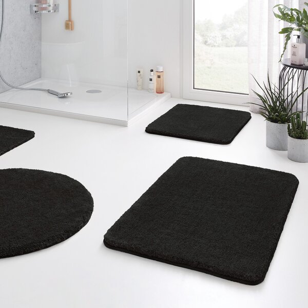 Kleine Wolke Relax covor de baie 55x55 cm pentru WC negru 5405926129