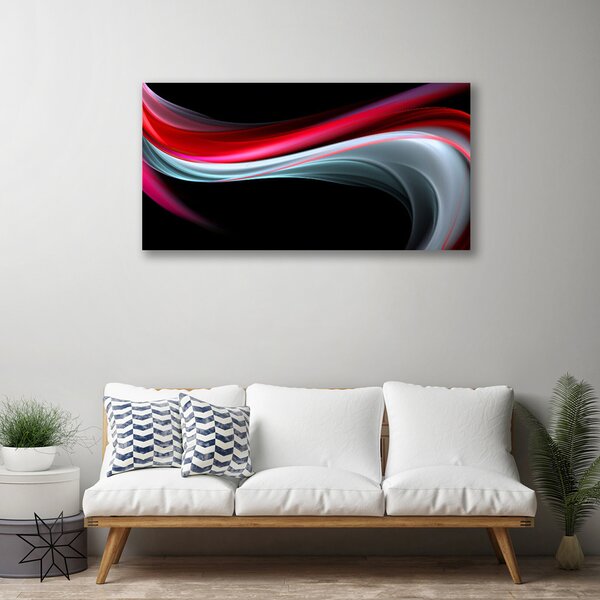 Tablou pe panza canvas Abstracție Art Roșu Gri Negru