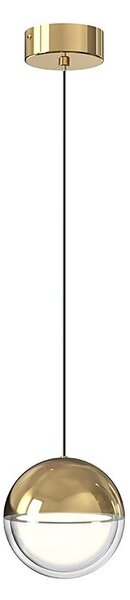Lustră pe cablu ZIREA LED/7W/230V, aurie