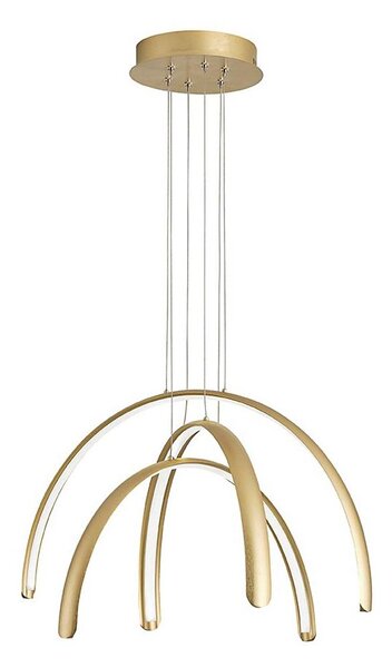 Candelabru LED suspendat pe cablu MEGAN LED/41W/230V auriu