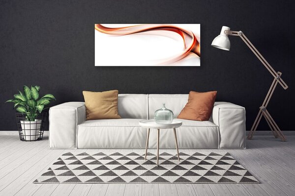 Tablou pe panza canvas Abstract Art Galben Portocaliu Alb