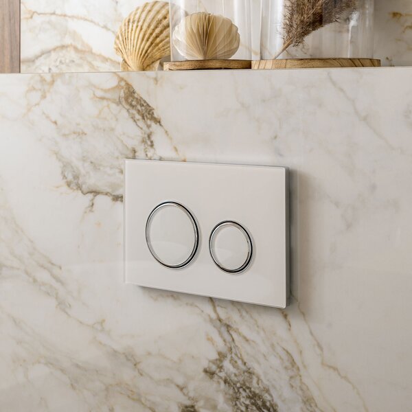 Geberit Sigma50 buton de spălare pentru WC crom lucios-alb 115.884.SI.1