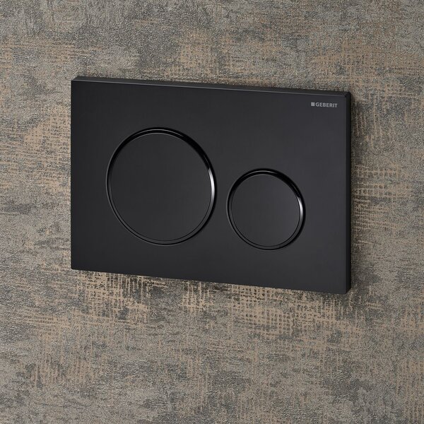 Geberit Sigma buton de spălare pentru WC negru 115.882.DW.1