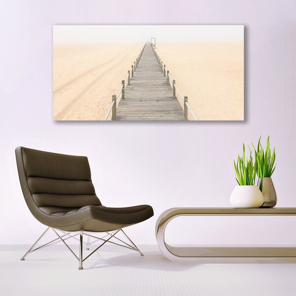 Tablou pe panza canvas Podul Arhitectura Gri