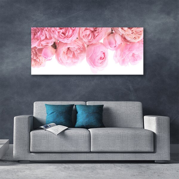 Tablou pe panza canvas Trandafiri roz Floral