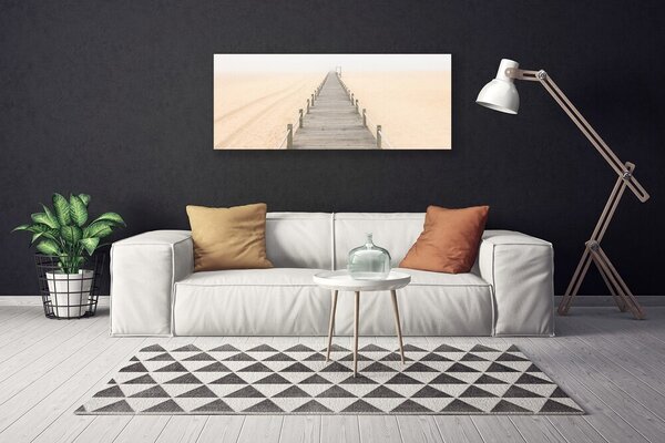 Tablou pe panza canvas Podul Arhitectura Gri