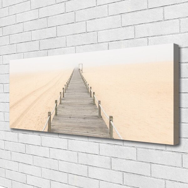 Tablou pe panza canvas Podul Arhitectura Gri