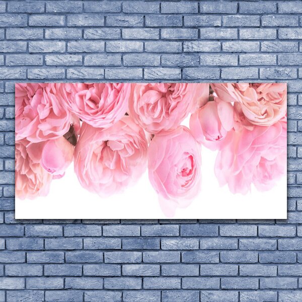 Tablou pe panza canvas Trandafiri roz Floral