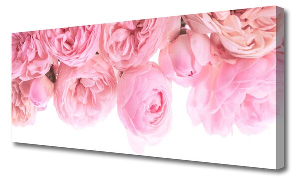 Tablou pe panza canvas Trandafiri roz Floral