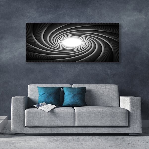 Tablou pe panza canvas Abstract Art Gri Alb Negru
