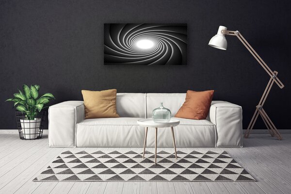 Tablou pe panza canvas Abstract Art Gri Alb Negru