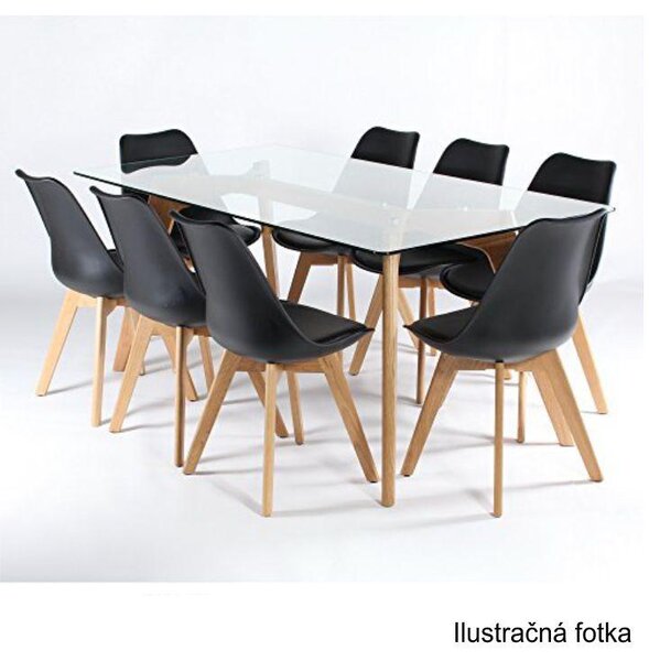 Scaun de masa Culoare negru/fag, BALI MARK