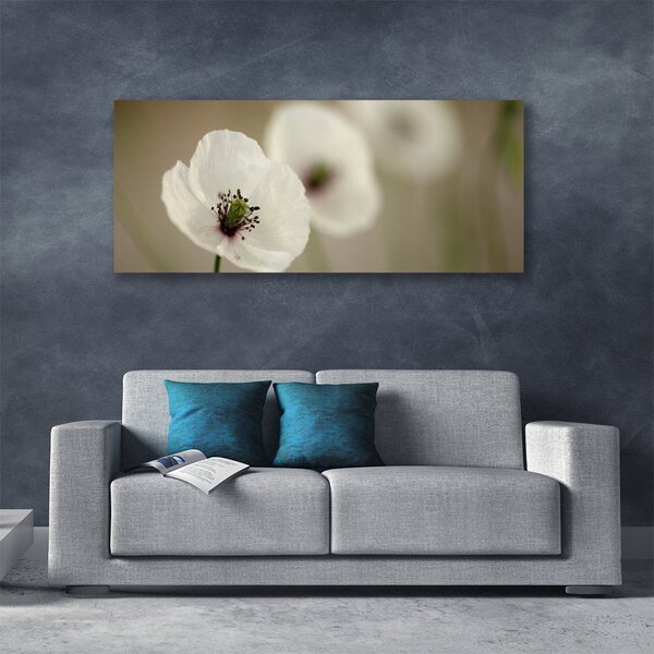Tablou pe panza canvas Florale flori albe