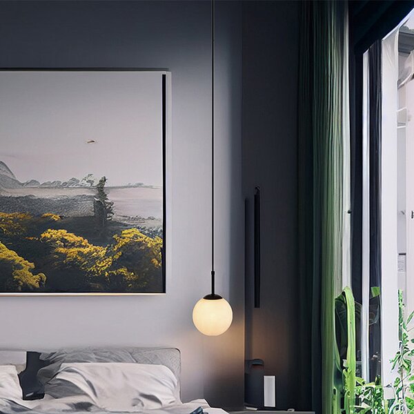 Light Prestige Dorado lampă suspendată 1x10 W negru LP-002/1P BK