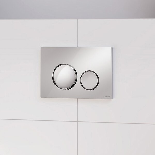 Cersanit Luna buton de spălare pentru WC crom lucios-crom mat K97-0571