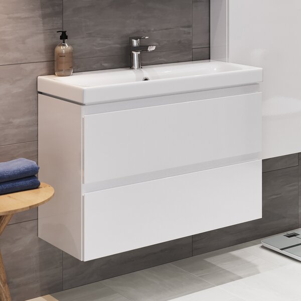 Cersanit Moduo dulap 79.5x44.7x57 cm sub chiuveta pe perete alb S590-008-DSM