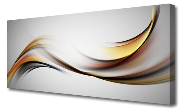 Tablou pe panza canvas Abstract Art Galben Gri