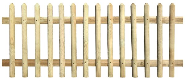 Gard din țăruși, 170 x 120 cm, 5/7 cm, lemn de pin tratat