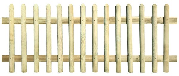Gard din țăruși, 170 x 100 cm 5/7 cm, lemn de pin tratat