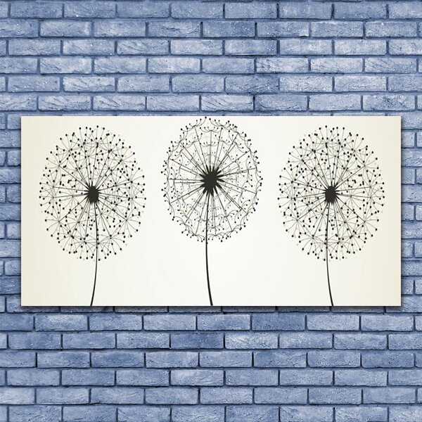 Tablouri acrilice Flori Floral Gray