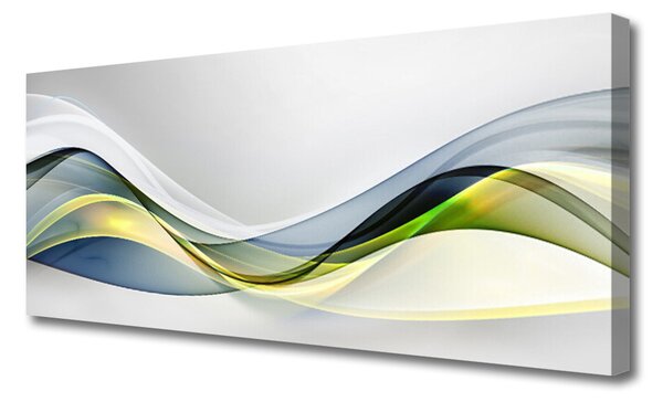 Tablou pe panza canvas Abstract Art Albastru Gri Verde Alb