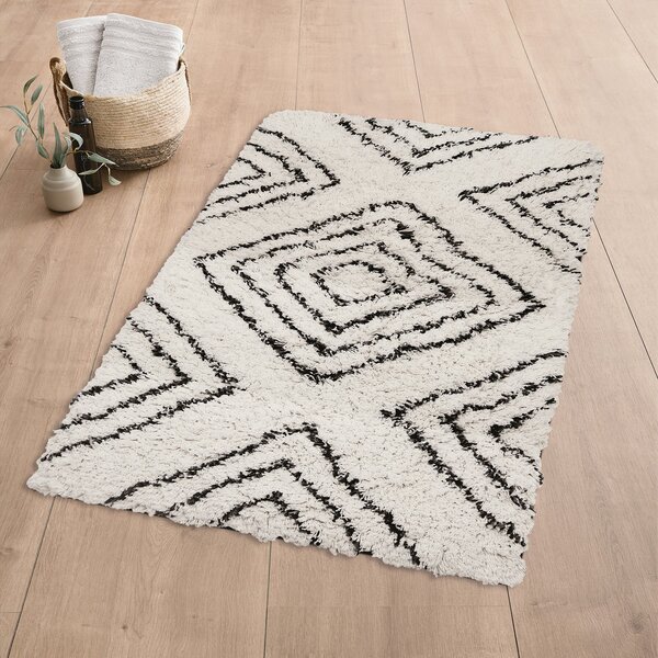 Kleine Wolke Boho covor de baie 120x70 cm dreptunghiular bej 9157202225