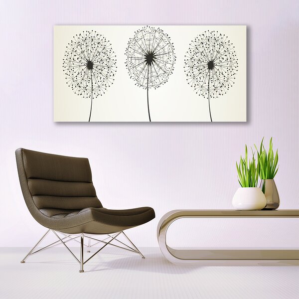 Tablouri acrilice Flori Floral Gray