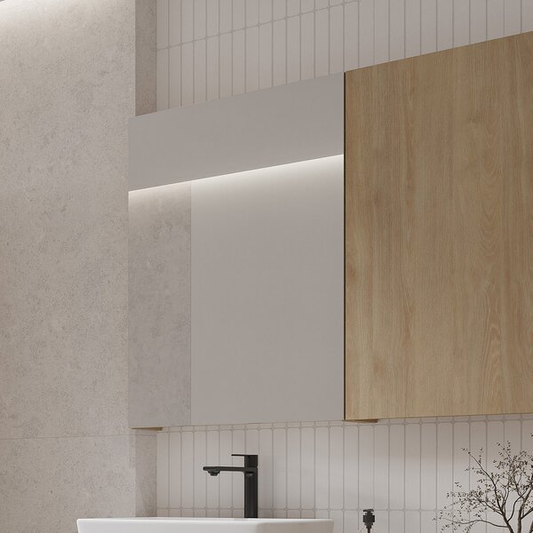 Cersanit City dulap 59.4x14.1x80 cm cu oglinda stejar S584-115