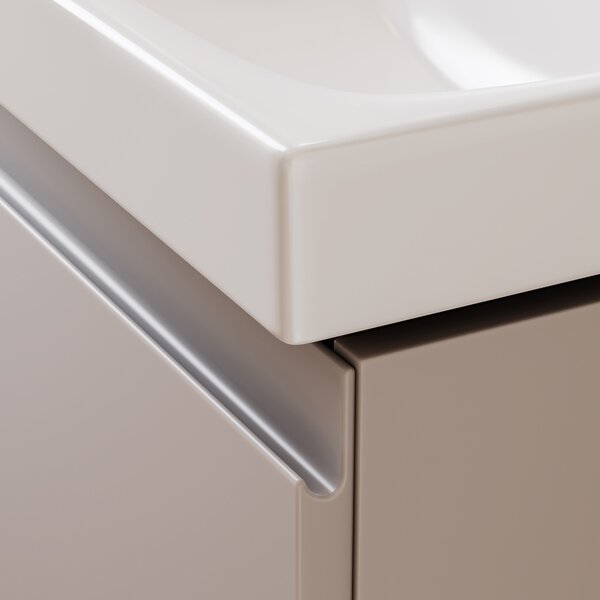 Cersanit Moduo lavoar cu dulap 60 cm bej S4013-008