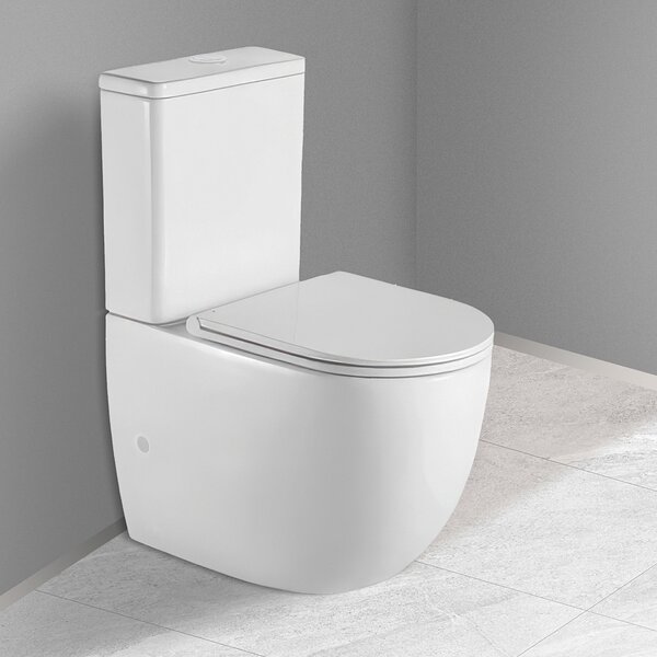 Oltens Hamnes vas wc compact cu spălare turbionară alb 44001000