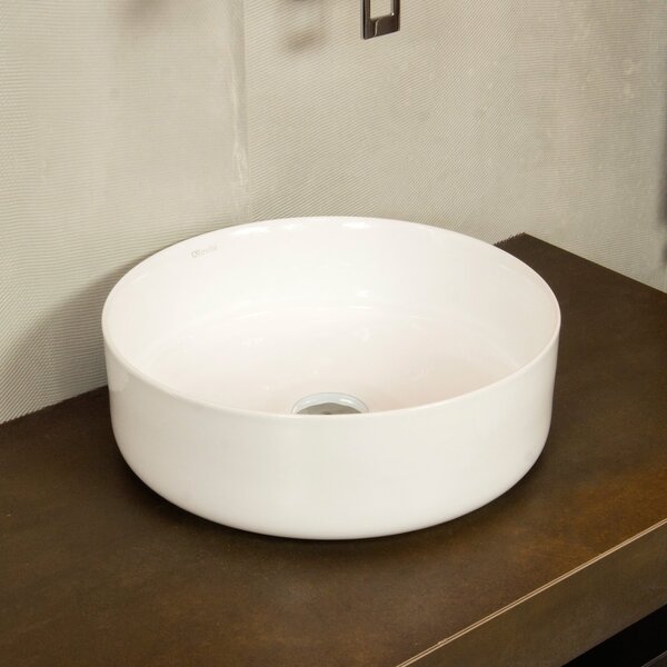 LaVita Merida lavoar 35.5x35.5 cm rotund de blat alb luciu 5908211479750